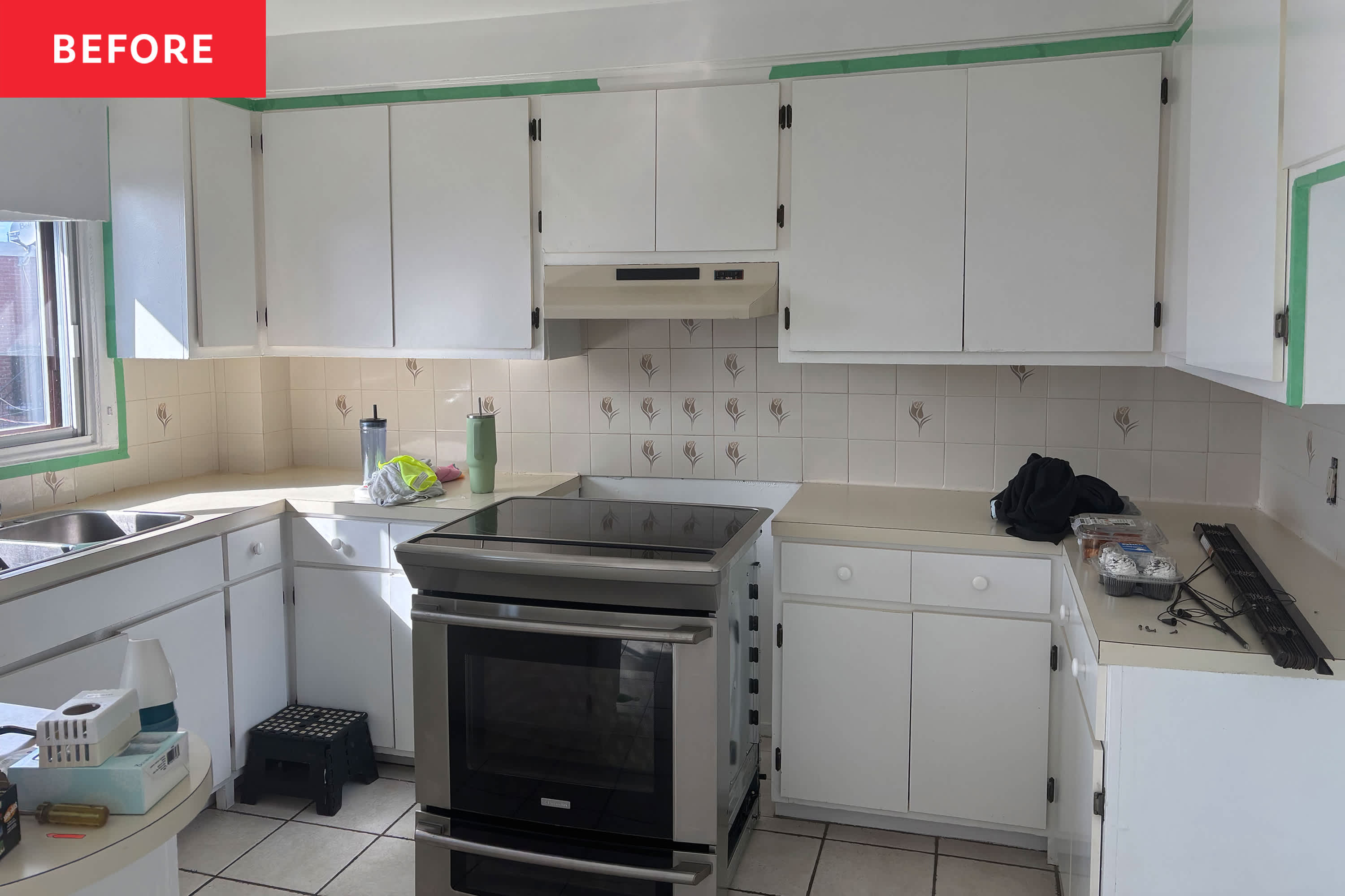 A Couple Gave Their Tiny Rental's Cold Kitchen a Major Makeover